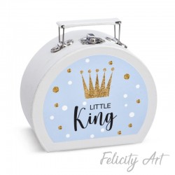  Μπομπονιέρα Βάπτισης Χάρτινο Βαλιτσάκι