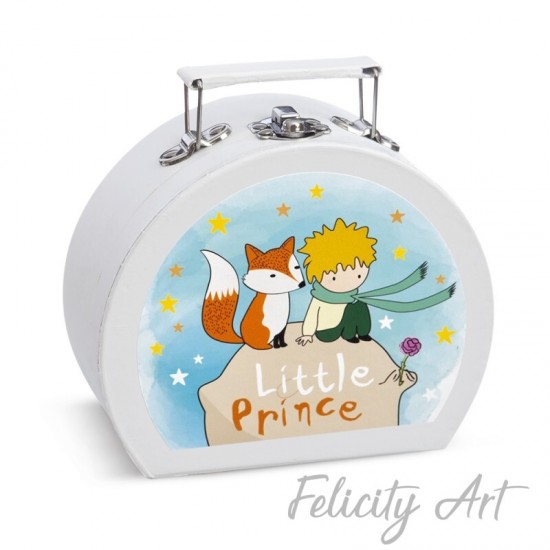  Μπομπονιέρα Βάπτισης Χάρτινο Βαλιτσάκι