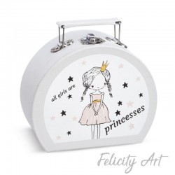  Μπομπονιέρα Βάπτισης Χάρτινο Βαλιτσάκι