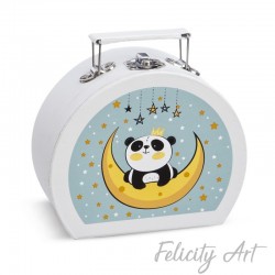  Μπομπονιέρα Βάπτισης Χάρτινο Βαλιτσάκι