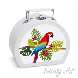  Μπομπονιέρα Βάπτισης Χάρτινο Βαλιτσάκι