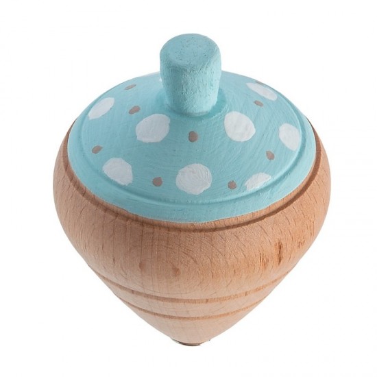 Μπομπονιέρα Βάπτισης Ξύλινη Ζωγραφιστή Σβούρα