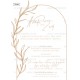 Προσκλητήριο Γάμου  με Θέμα "Branch Arch"