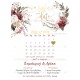 Προσκλητήριο Γάμου  με Θέμα "Calendar Invitation"