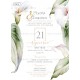 Προσκλητήριο Γάμου  με Θέμα "Calla Lily"