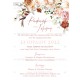 Προσκλητήριο Γάμου  με Θέμα "Flower Autumn"