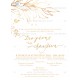 Προσκλητήριο Γάμου  με Θέμα "Gold Foil"