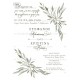 Προσκλητήριο Γάμου  με Θέμα "Olive Leaves"