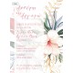 Προσκλητήριο Γάμου  με Θέμα "Tropical Flowers"