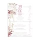 Προσκλητήριο Γάμου  με  Θέμα Ροζ Boho Pampas
