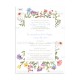 Προσκλητήριο Γάμου- Βάπτισης  με Wild flowers