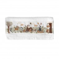 Μπομπονιέρα Βάπτισης  Πετσέτα με Θέμα Ζωάκια του Δάσους