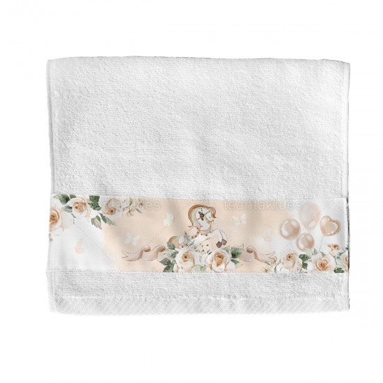 Μπομπονιέρα Βάπτισης Πετσέτα με Θέμα Μονόκερος Μπομπονιέρα Βάπτισης Πετσέτα με Θέμα Μονόκερος