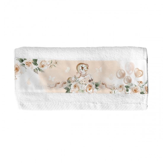 Μπομπονιέρα Βάπτισης Πετσέτα με Θέμα Μονόκερος Μπομπονιέρα Βάπτισης Πετσέτα με Θέμα Μονόκερος