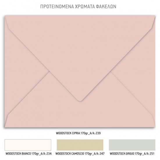 Προσκλητήριο Γάμου με Dusty Pink Floral Σχεδιασμό