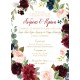 Προσκλητήριο Γάμου με Floral Σχεδιασμό.