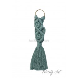  Μπομπονιέρα Βάπτισης Μπρελόκ Macrame