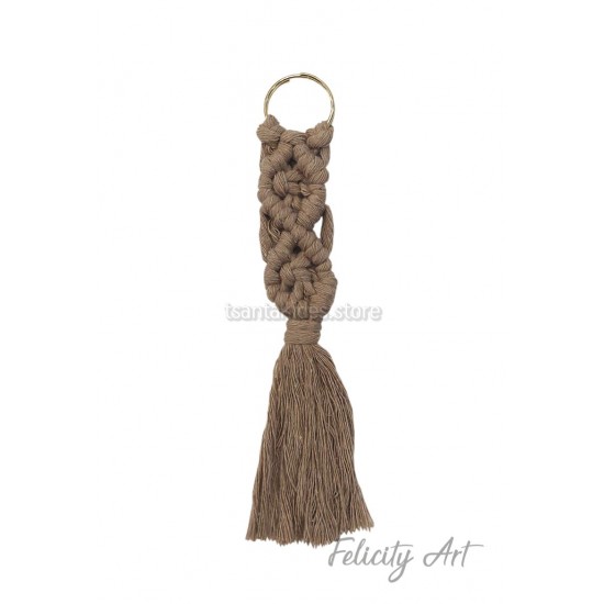  Μπομπονιέρα Βάπτισης Μπρελόκ Macrame