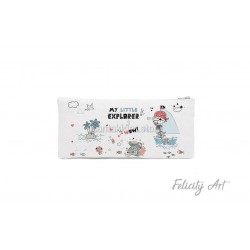 Μπομπονιέρα Βάπτισης Υφασμάτινη Κασετίνα με Θέμα "Πειρατής"