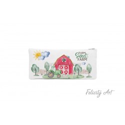 Μπομπονιέρα Βάπτισης Υφασμάτινη Κασετίνα με Θέμα "Φάρμα"