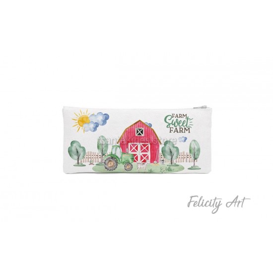 Μπομπονιέρα Βάπτισης Υφασμάτινη Κασετίνα με Θέμα "Φάρμα"