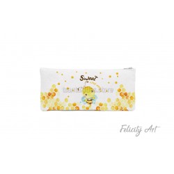 Μπομπονιέρα Βάπτισης Υφασμάτινη Κασετίνα με Θέμα "Μελισσούλα"