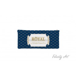 Μπομπονιέρα Βάπτισης Υφασμάτινη Κασετίνα με Θέμα "Royal"