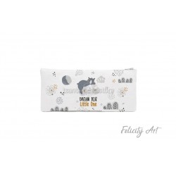 Μπομπονιέρα Βάπτισης Υφασμάτινη Κασετίνα με Θέμα "Αρκουδάκι"