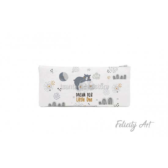 Μπομπονιέρα Βάπτισης Υφασμάτινη Κασετίνα με Θέμα "Αρκουδάκι"