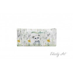 Μπομπονιέρα Βάπτισης Υφασμάτινη Κασετίνα με Θέμα "Panda"