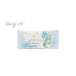 Μπομπονιέρα Βάπτισης για Δίδυμα Υφασμάτινη Κασετίνα 