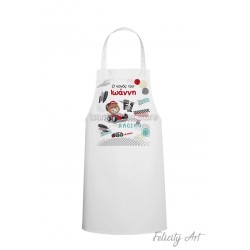 Ποδιά Νονού - Νονάς με Θέμα "Φόρμουλα 1 "