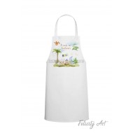 Ποδιά Νονού - Νονάς με Θέμα "Cute Dinosaurs"