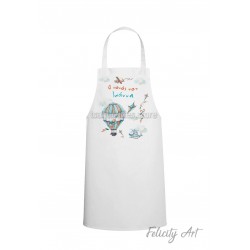 Ποδιά Νονού - Νονάς με Θέμα "Travel Boy"