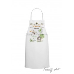 Ποδιά Νονού - Νονάς με Θέμα "Ιππότης"