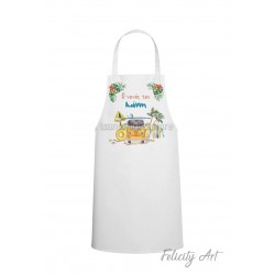 Ποδιά Νονού - Νονάς με Θέμα "Σερφ"