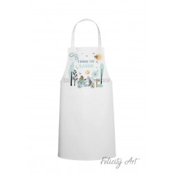 Ποδιά Νονού - Νονάς με Θέμα "Vespa Travel"