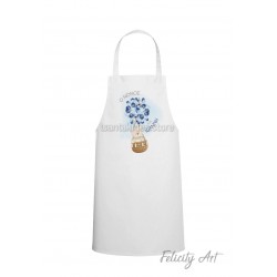 Ποδιά Νονού - Νονάς με Θέμα "Bear Balloons"