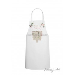 Ποδιά Νονού - Νονάς με Θέμα "Boho Macrame "