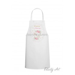 Ποδιά Νονού - Νονάς με Θέμα "Royal Swan "