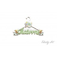 Ξύλινη Προσωποποιημένη Κρεμάστρα με Θέμα "Adventure"