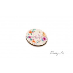 Ξύλινη κρεμαστή Μπομπονιέρα Βάπτισης με θέμα "Boho Ονειροπαγίδα"