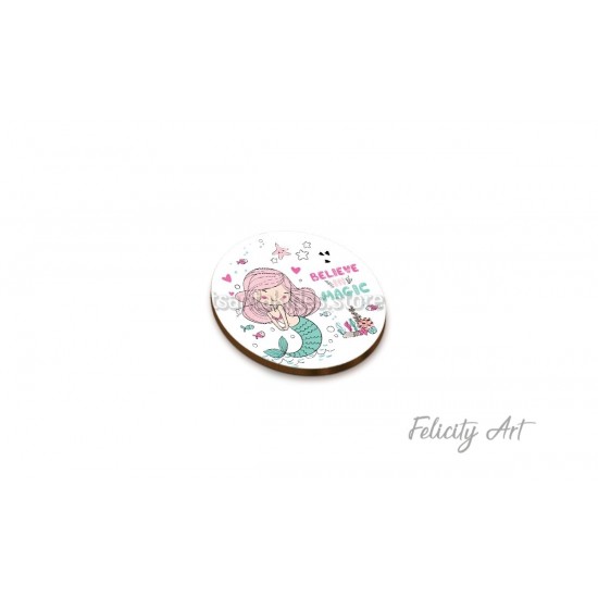 Ξύλινη κρεμαστή Μπομπονιέρα Βάπτισης με Θέμα "Γοργόνα" Ξύλινη κρεμαστή Μπομπονιέρα Βάπτισης με Θέμα "Γοργόνα"