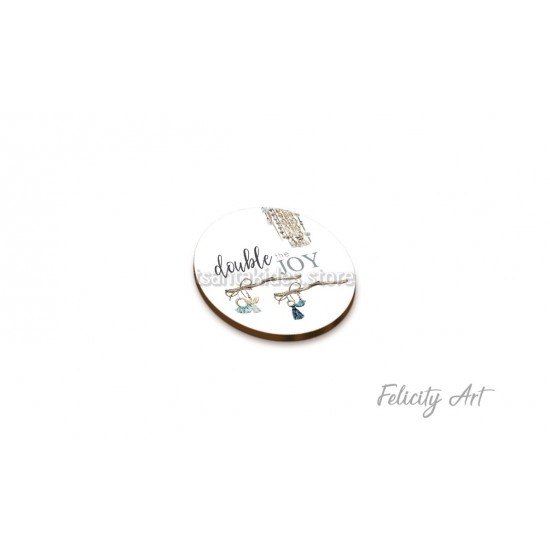 Ξύλινη Κρεμαστή Μπομπονιέρα Βάπτισης για Δίδυμα με Θέμα Boho Macrame Ξύλινη Κρεμαστή Μπομπονιέρα Βάπτισης για Δίδυμα με Θέμα Boho Macrame