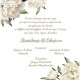 Προσκλητήριο Γάμου με Floral Σχεδιασμό