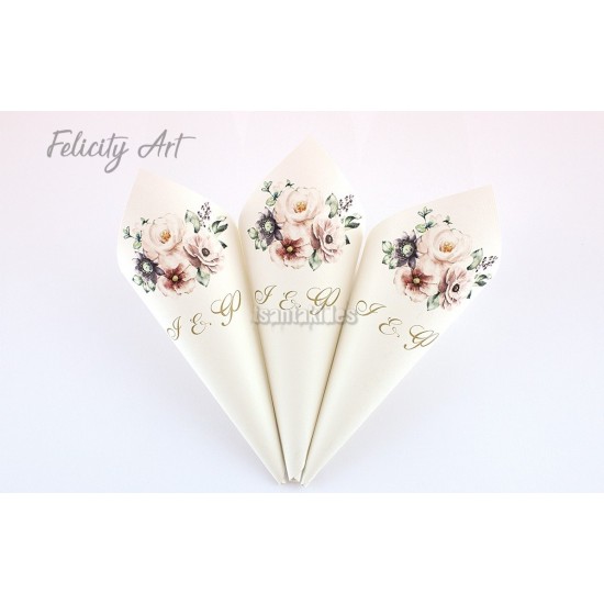 Χάρτινο Χωνάκι Ρυζιού 