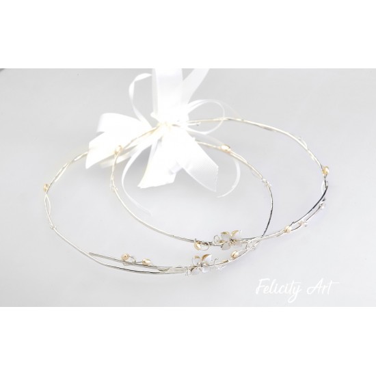 Χειροποίητα Στέφανα Γάμου 105