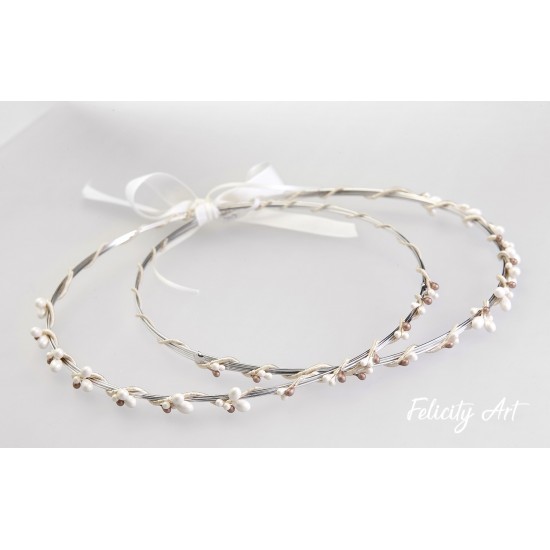 Χειροποίητα Στέφανα Γάμου 616