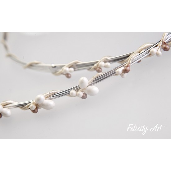 Χειροποίητα Στέφανα Γάμου 616