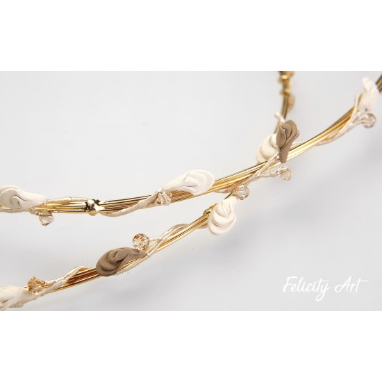 Χειροποίητα Στέφανα Γάμου 620